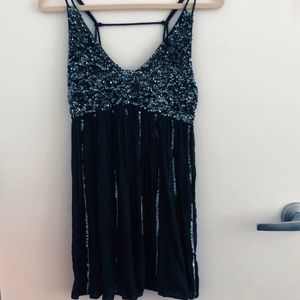 Free People Glitter Girl slip dress